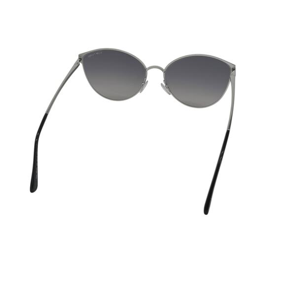 Tom Ford Zeila Cat Eye Silver Sunglasses Womens TF654 Rhodium Black main image 8